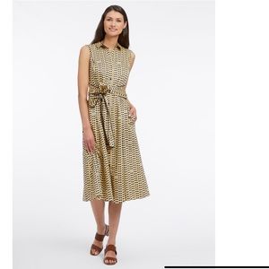 NIC and ZOE Sleeveless Sunnies-Print Shirt Dress